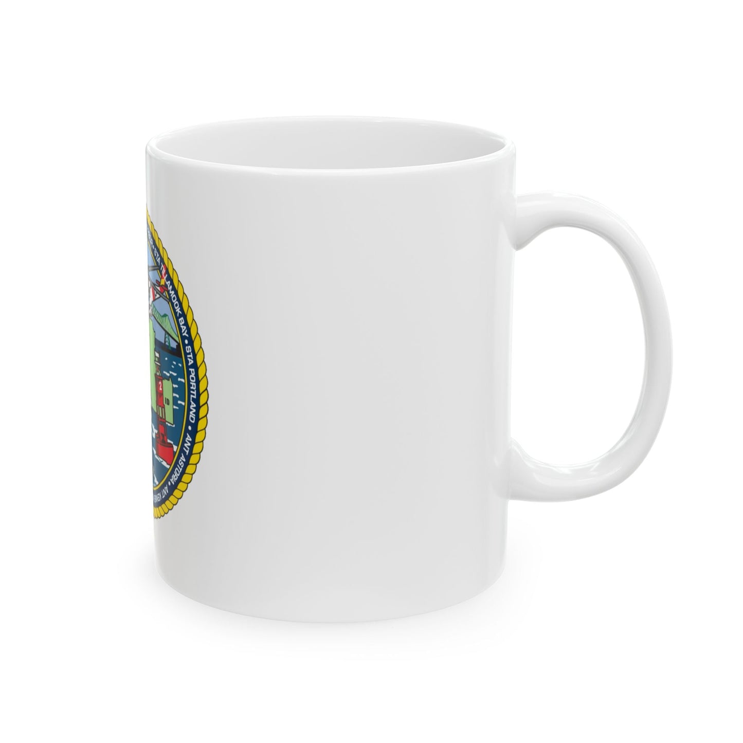 USCGS Columbia River (U.S. Coast Guard) White Coffee Mug