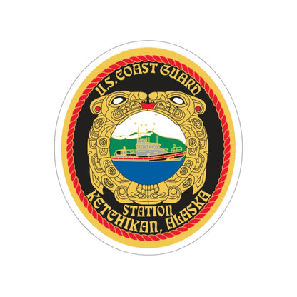 USCGS Ketchikan (U.S. Coast Guard) STICKER Vinyl Die-Cut Decal-3 Inch-The Sticker Space