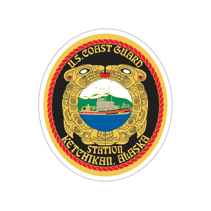 USCGS Ketchikan (U.S. Coast Guard) STICKER Vinyl Die-Cut Decal-4 Inch-The Sticker Space