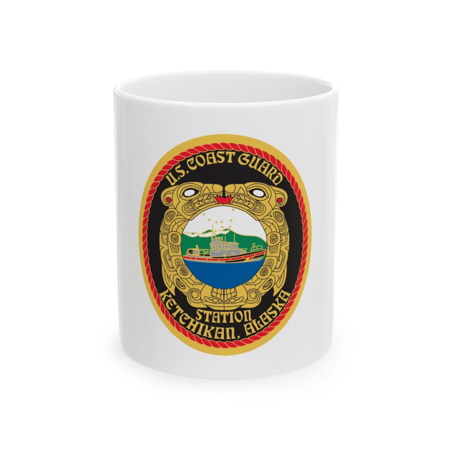 USCGS Ketchikan (U.S. Coast Guard) White Coffee Mug