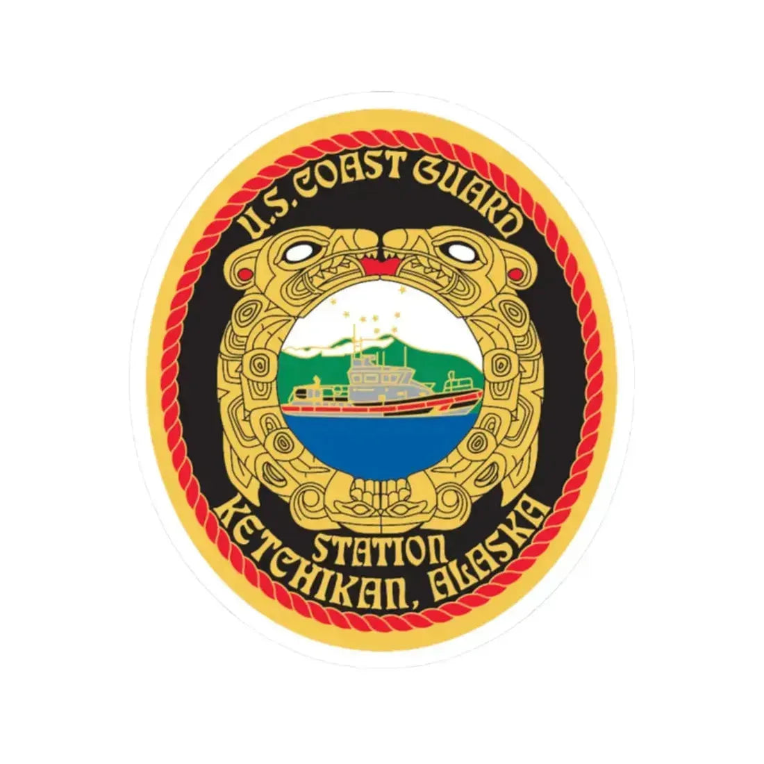 USCGS Ketchikan (U.S. Coast Guard) STICKER Vinyl Kiss-Cut Decal - The Sticker Space