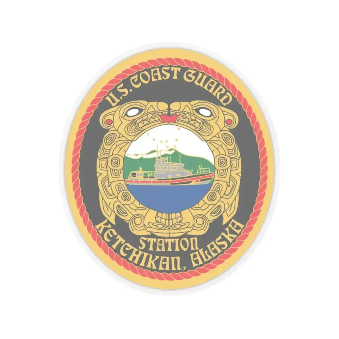 USCGS Ketchikan (U.S. Coast Guard) STICKER Vinyl Kiss-Cut Decal - The Sticker Space