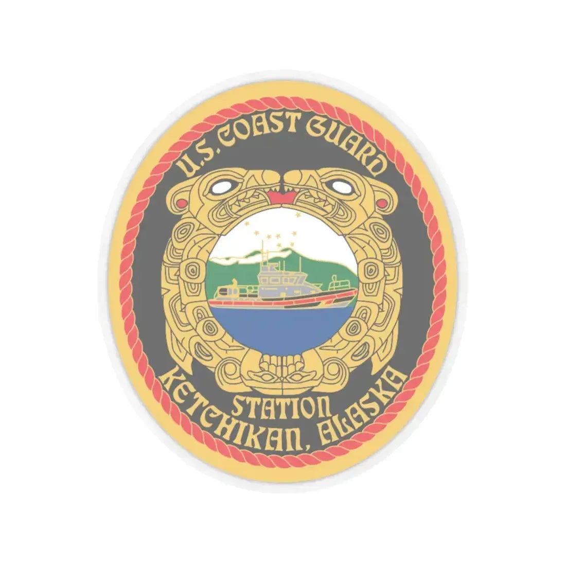 USCGS Ketchikan (U.S. Coast Guard) STICKER Vinyl Kiss-Cut Decal - The Sticker Space
