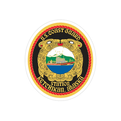 USCGS Ketchikan (U.S. Coast Guard) Transparent STICKER Die-Cut Vinyl Decal 2 Inch - The Sticker Space