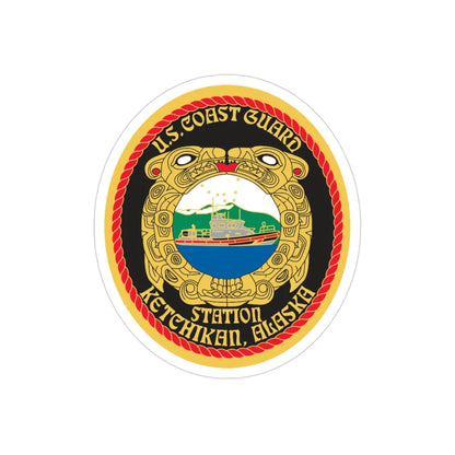 USCGS Ketchikan (U.S. Coast Guard) Transparent STICKER Die-Cut Vinyl Decal 3 Inch - The Sticker Space