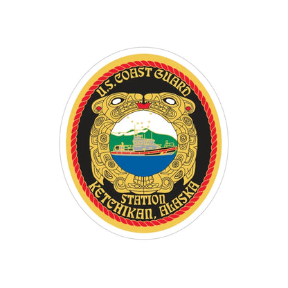 USCGS Ketchikan (U.S. Coast Guard) Transparent STICKER Die-Cut Vinyl Decal 4 Inch - The Sticker Space
