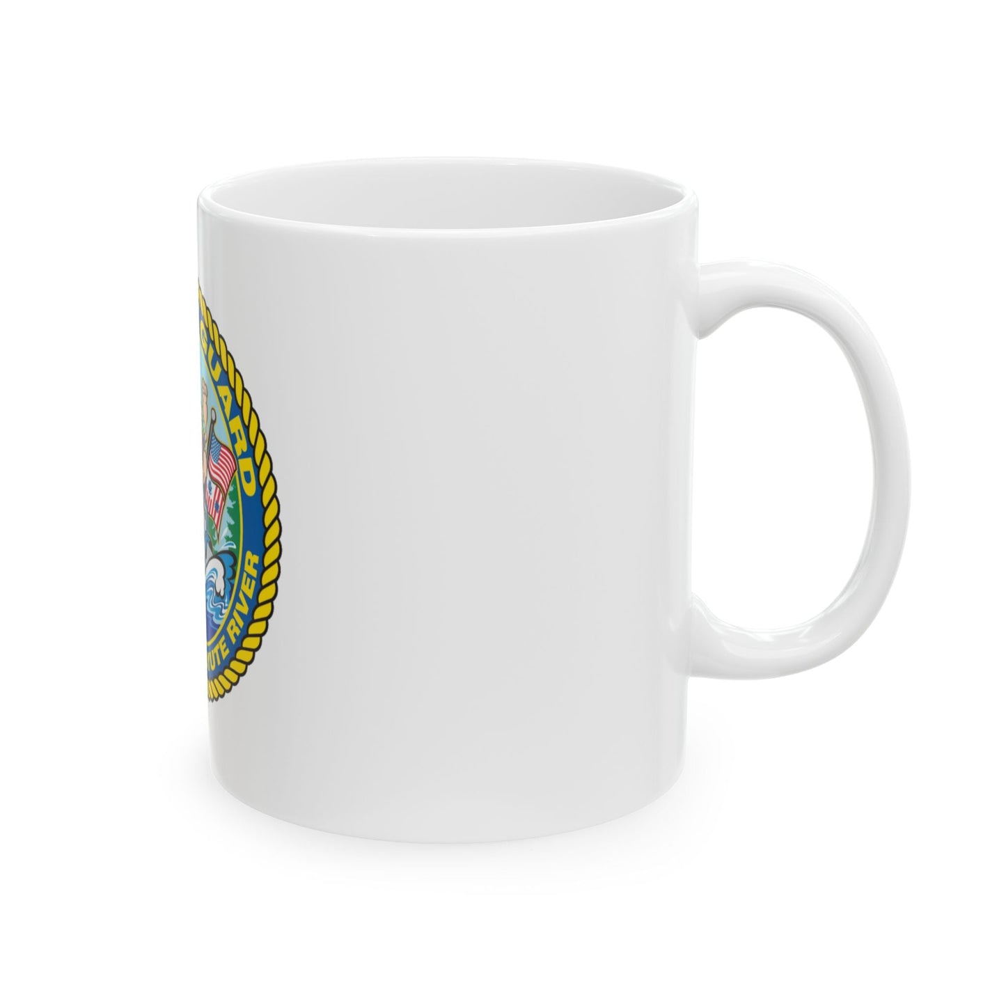 USCGS Quillayute River (U.S. Coast Guard) White Coffee Mug