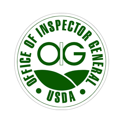 USDA Office Of Inspector General STICKER Vinyl Die-Cut Decal 4 Inch - The Sticker Space