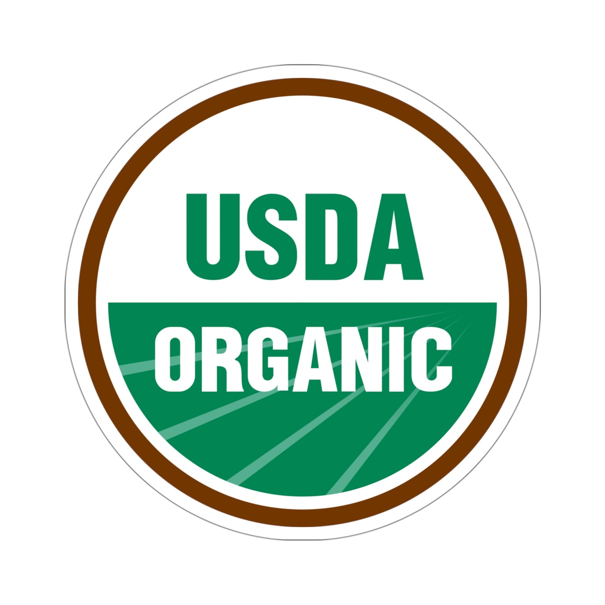 USDA Organic STICKER Vinyl Die-Cut Decal-4 Inch-The Sticker Space
