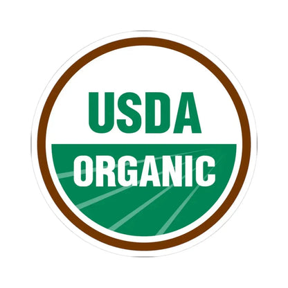 USDA Organic - STICKER Vinyl Kiss-Cut Decal 3 Inch White - The Sticker Space