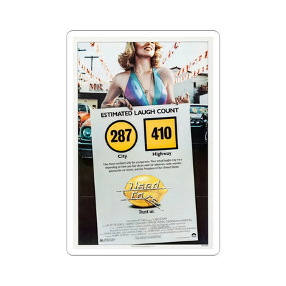 Used Cars 1980 Movie Poster STICKER Vinyl Die-Cut Decal 3 Inch - The Sticker Space