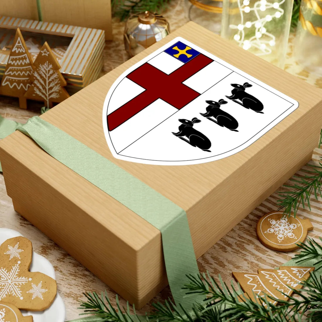 Ushaw College Durham (England) (Coat of Arms) STICKER Vinyl Kiss-Cut Decal - The Sticker Space