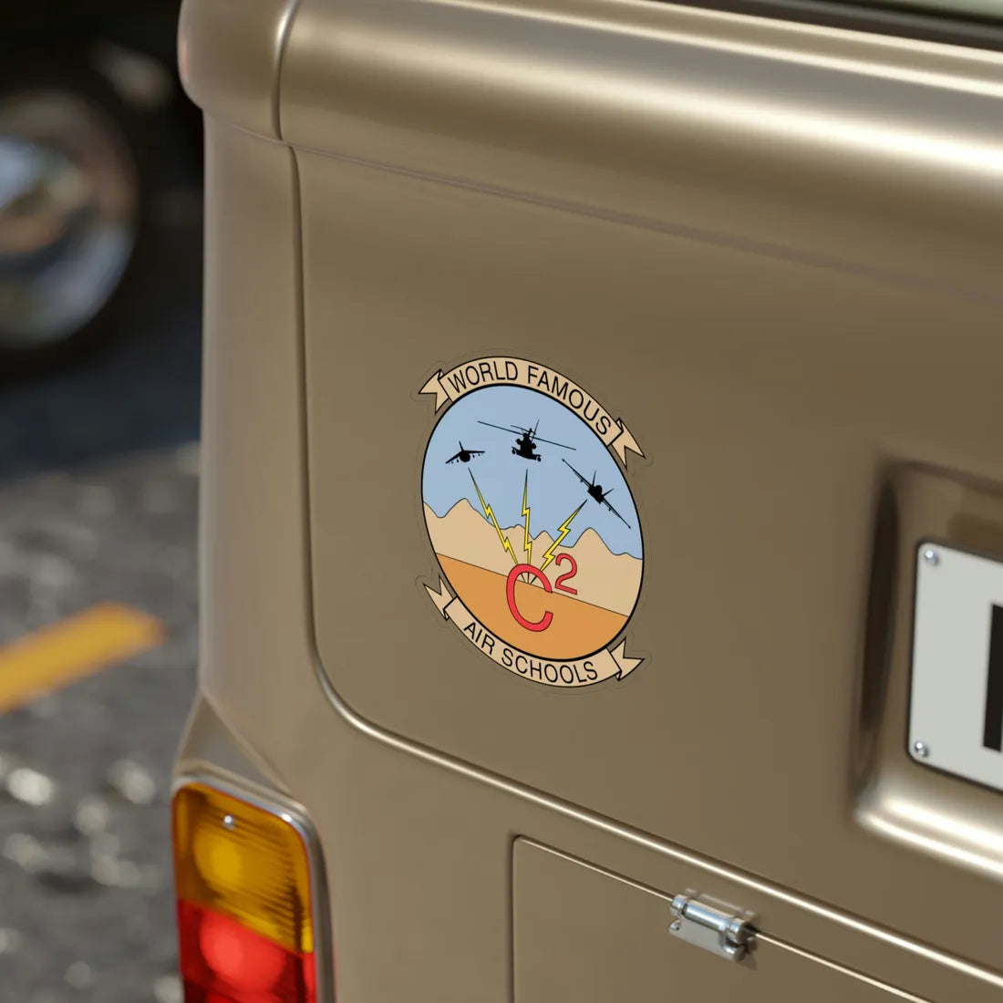 USMC Air Schools (USMC) Transparent STICKER Die-Cut Vinyl Decal - The Sticker Space