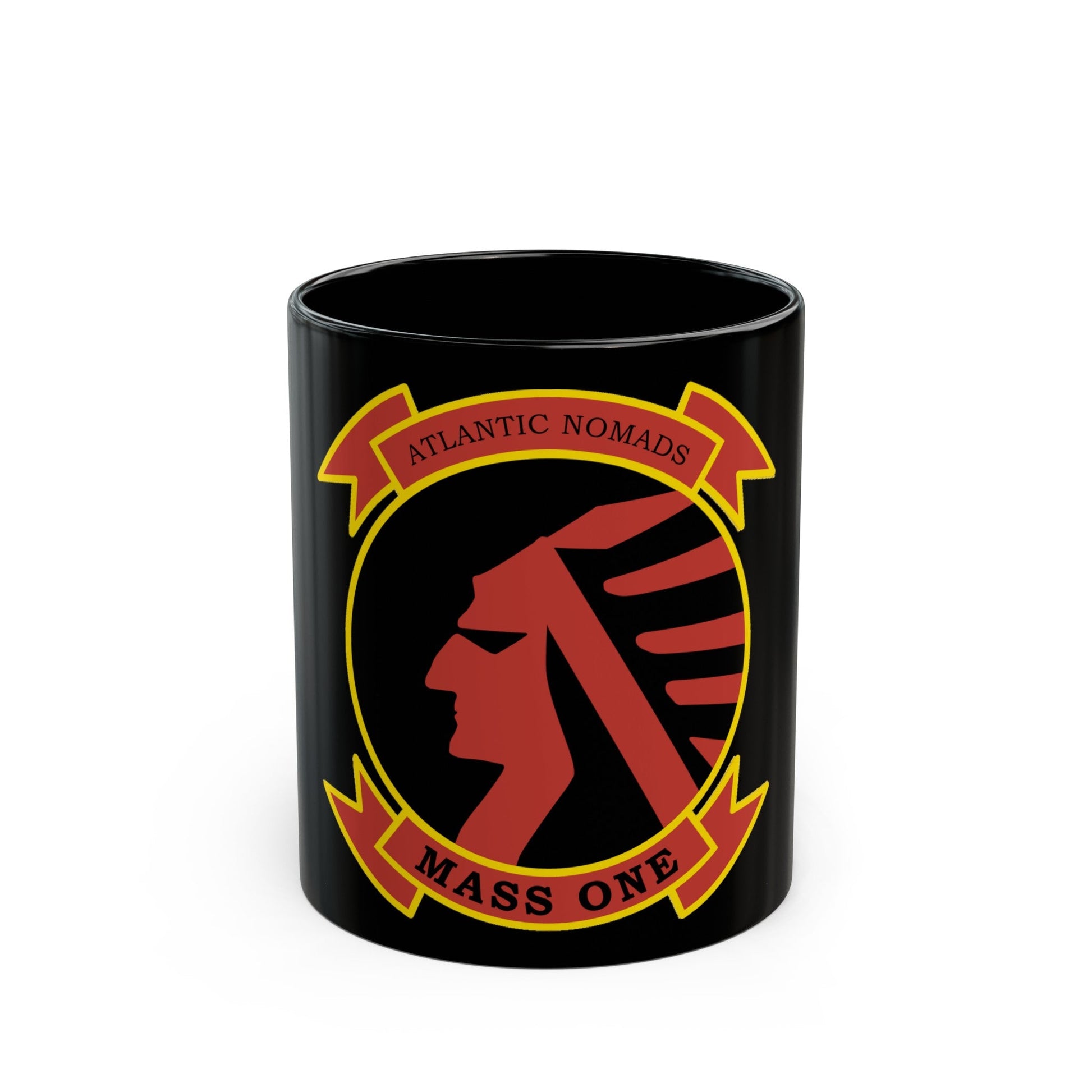 USMC Atlantic Nomads Mass One (USMC) Black Coffee Mug-11oz-The Sticker Space
