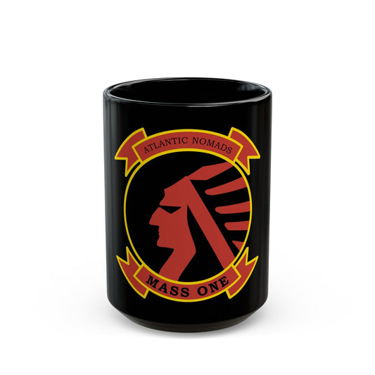 USMC Atlantic Nomads Mass One (USMC) Black Coffee Mug-15oz-The Sticker Space