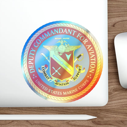 USMC Deputy Commandant for Aviation (USMC) Holographic STICKER Die-Cut Vinyl Decal-The Sticker Space