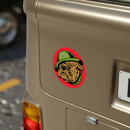 USMC Devil Dog (USMC) Transparent STICKER Die-Cut Vinyl Decal - The Sticker Space