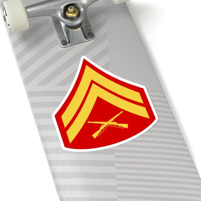 USMC E 4 (United States) (Military Rank) STICKER Vinyl Kiss-Cut Decal - The Sticker Space