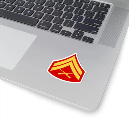 USMC E 4 (United States) (Military Rank) STICKER Vinyl Kiss-Cut Decal - The Sticker Space