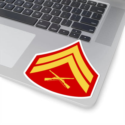 USMC E 4 (United States) (Military Rank) STICKER Vinyl Kiss-Cut Decal - The Sticker Space