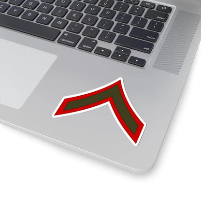 USMC E2 Service (United States) (Military Rank) STICKER Vinyl Kiss-Cut Decal - The Sticker Space