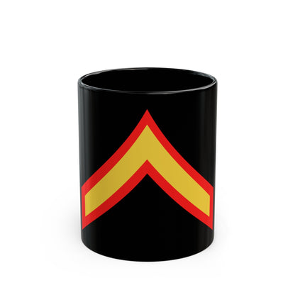 USMC E2 (USMC) Black Coffee Mug-11oz-The Sticker Space
