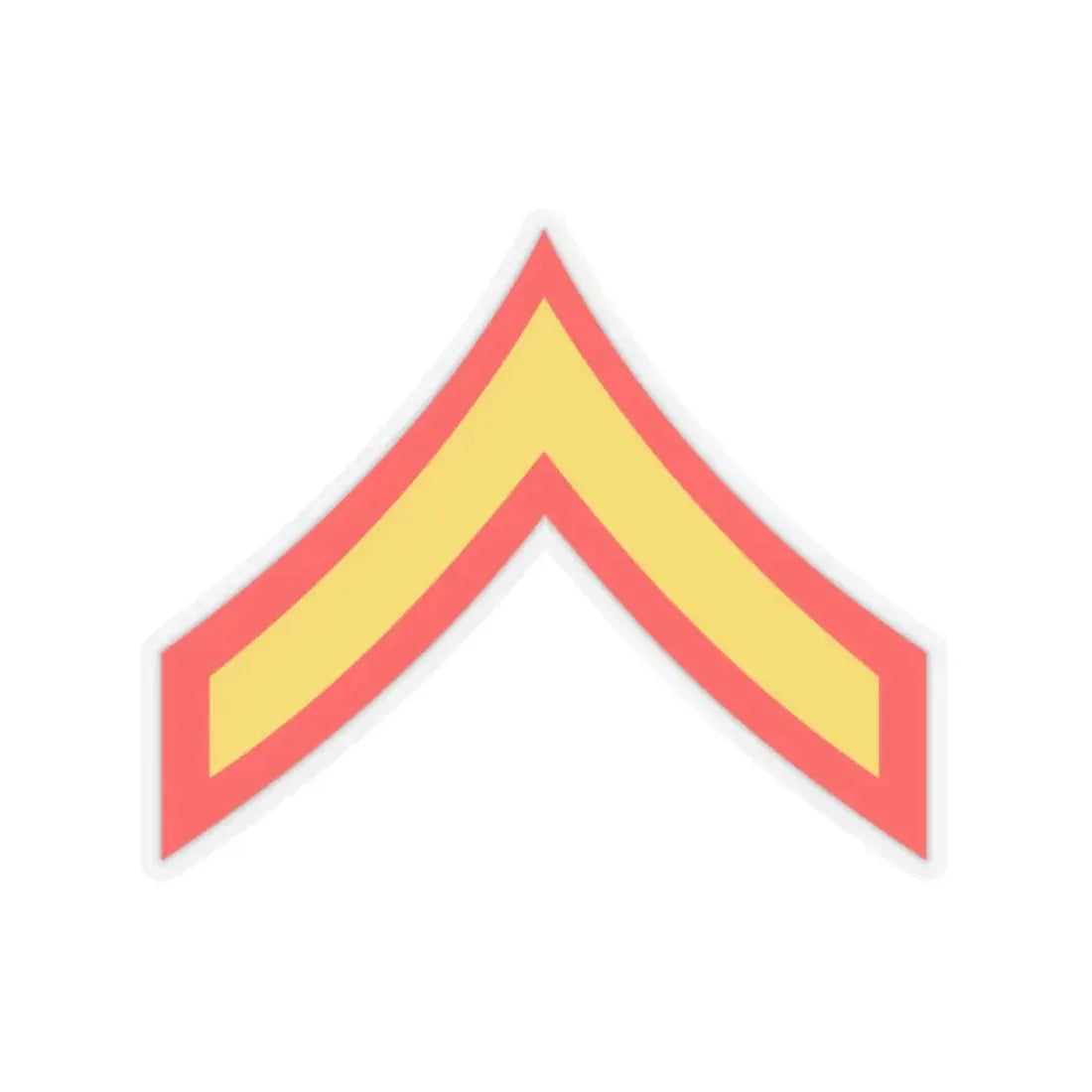 USMC E2 (USMC) STICKER Vinyl Kiss-Cut Decal 2 Inch Transparent - The Sticker Space