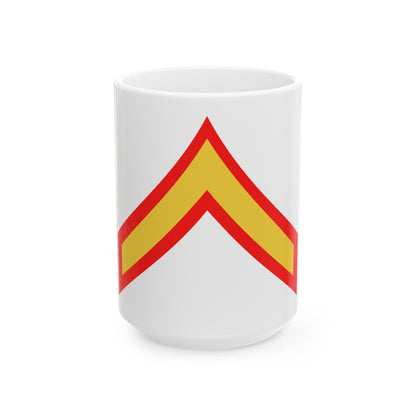 USMC E2 (USMC) White Coffee Mug-15oz-The Sticker Space