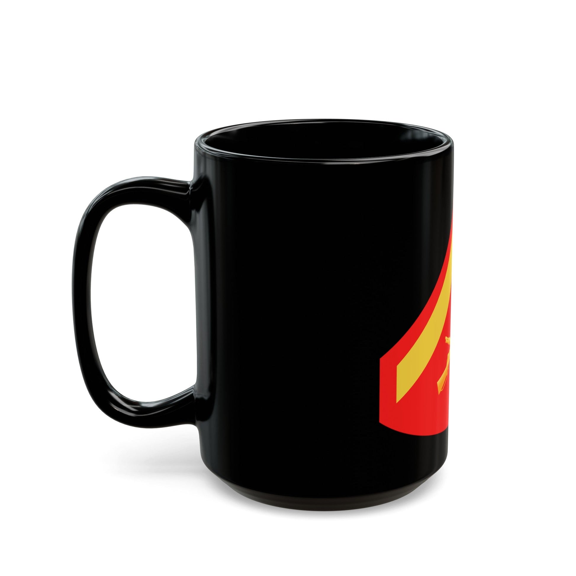 USMC E3 (USMC) Black Coffee Mug-The Sticker Space
