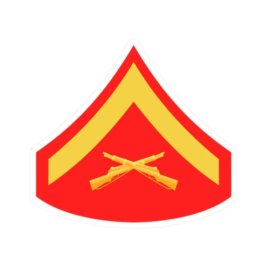 USMC E3 (USMC) STICKER Vinyl Kiss-Cut Decal 2 Inch White - The Sticker Space