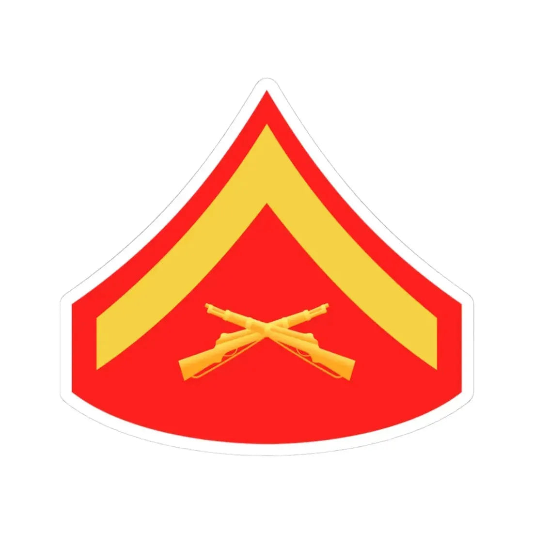 USMC E3 (USMC) STICKER Vinyl Kiss-Cut Decal 3 Inch White - The Sticker Space