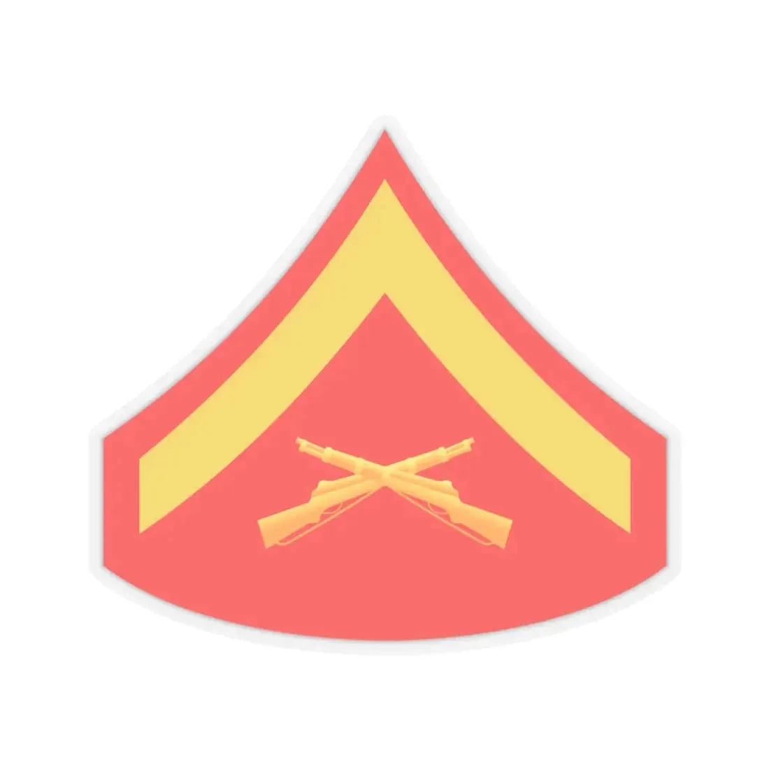 USMC E3 (USMC) STICKER Vinyl Kiss-Cut Decal 6 Inch Transparent - The Sticker Space