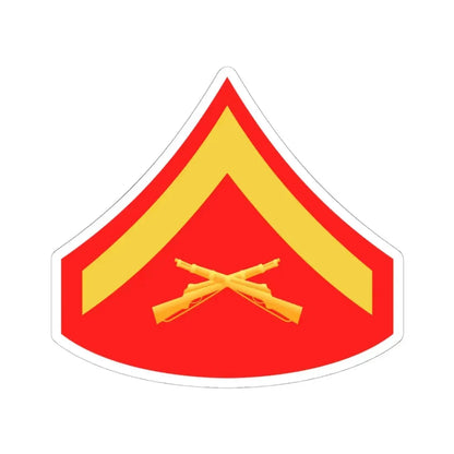 USMC E3 (USMC) STICKER Vinyl Kiss-Cut Decal 6 Inch White - The Sticker Space