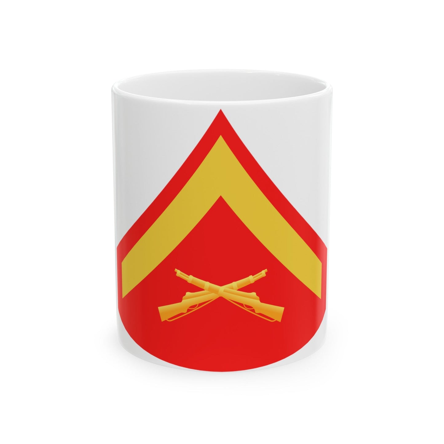 USMC E3 (USMC) White Coffee Mug-11oz-The Sticker Space