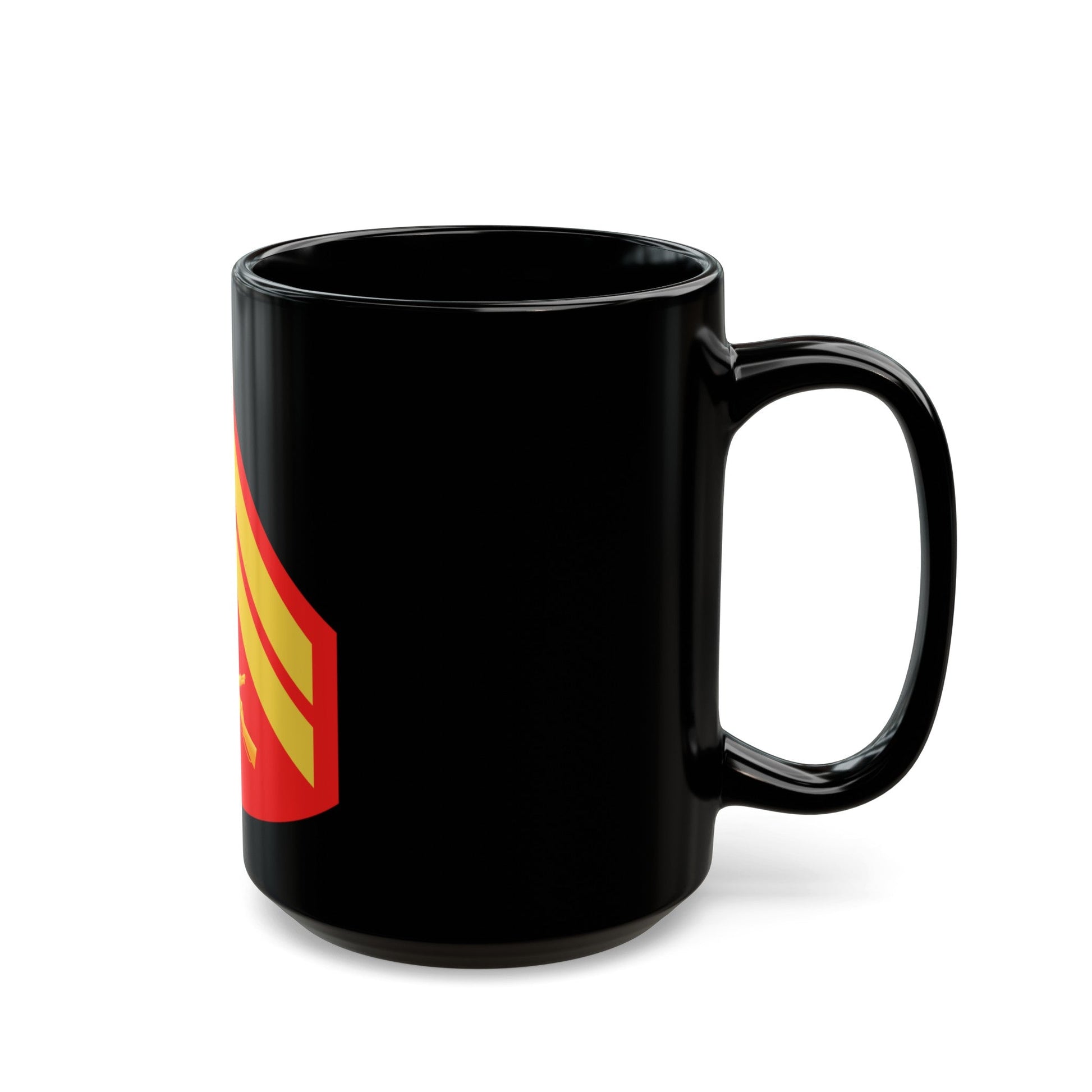 USMC E4 (USMC) Black Coffee Mug-The Sticker Space