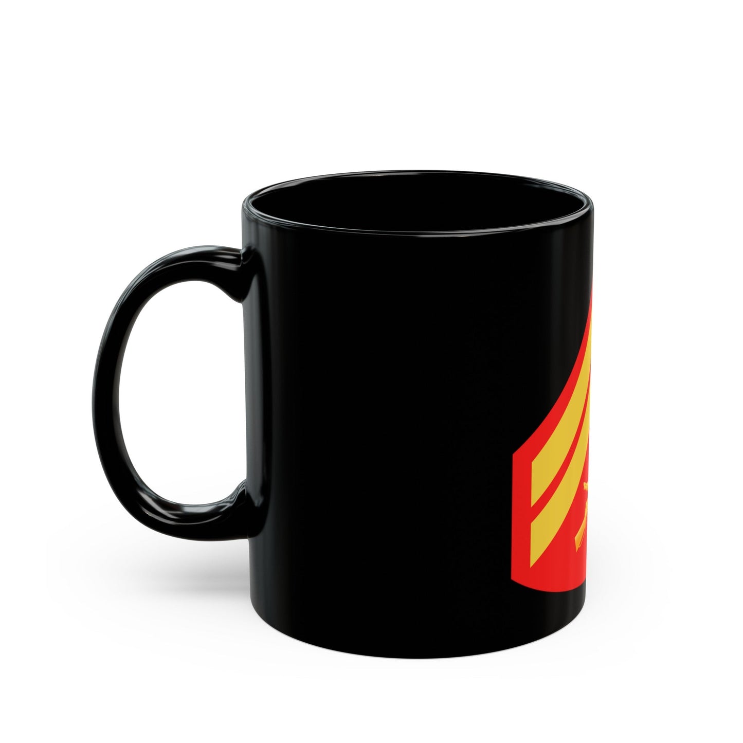 USMC E4 (USMC) Black Coffee Mug-The Sticker Space