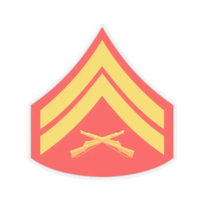 USMC E4 (USMC) STICKER Vinyl Kiss-Cut Decal 6 Inch Transparent - The Sticker Space