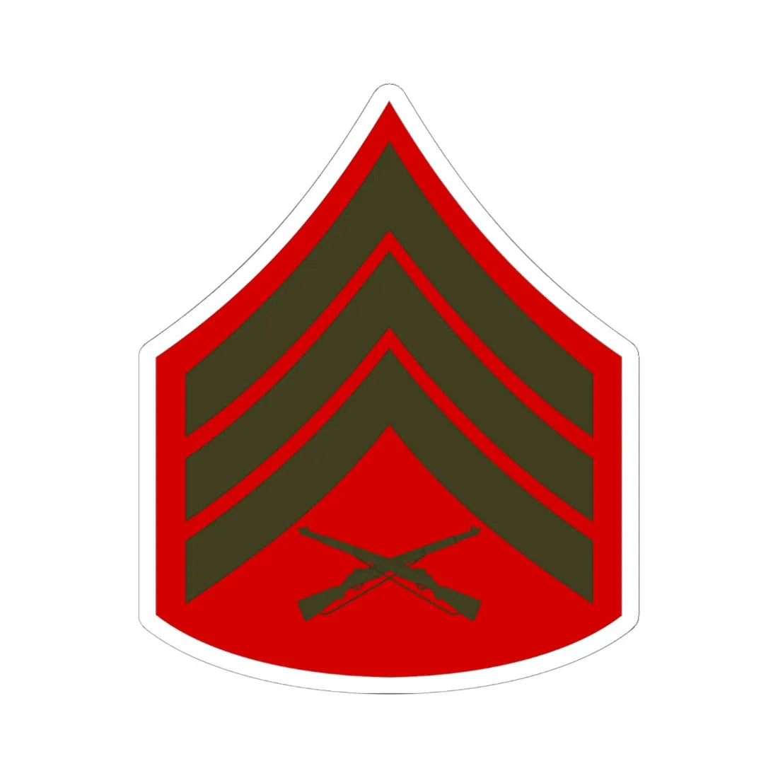 USMC E5 Service (United States) (Military Rank) STICKER Vinyl Kiss-Cut Decal - The Sticker Space