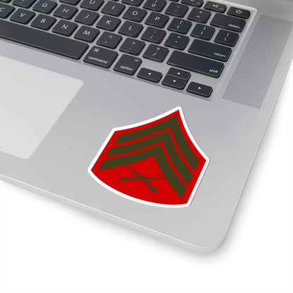 USMC E5 Service (United States) (Military Rank) STICKER Vinyl Kiss-Cut Decal - The Sticker Space