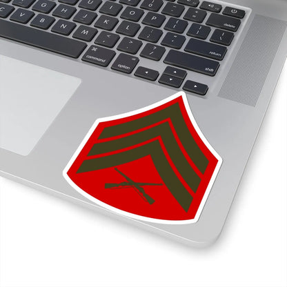 USMC E5 Service (United States) (Military Rank) STICKER Vinyl Kiss-Cut Decal - The Sticker Space