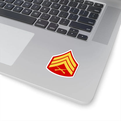USMC E5 (United States) (Military Rank) STICKER Vinyl Kiss-Cut Decal - The Sticker Space