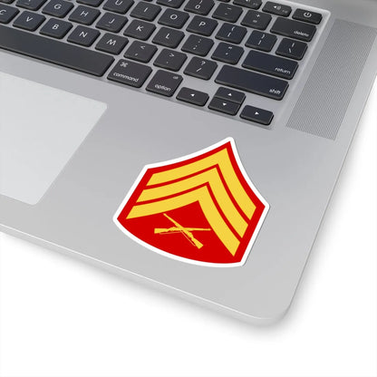 USMC E5 (United States) (Military Rank) STICKER Vinyl Kiss-Cut Decal - The Sticker Space