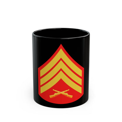 USMC E5 (USMC) Black Coffee Mug-11oz-The Sticker Space