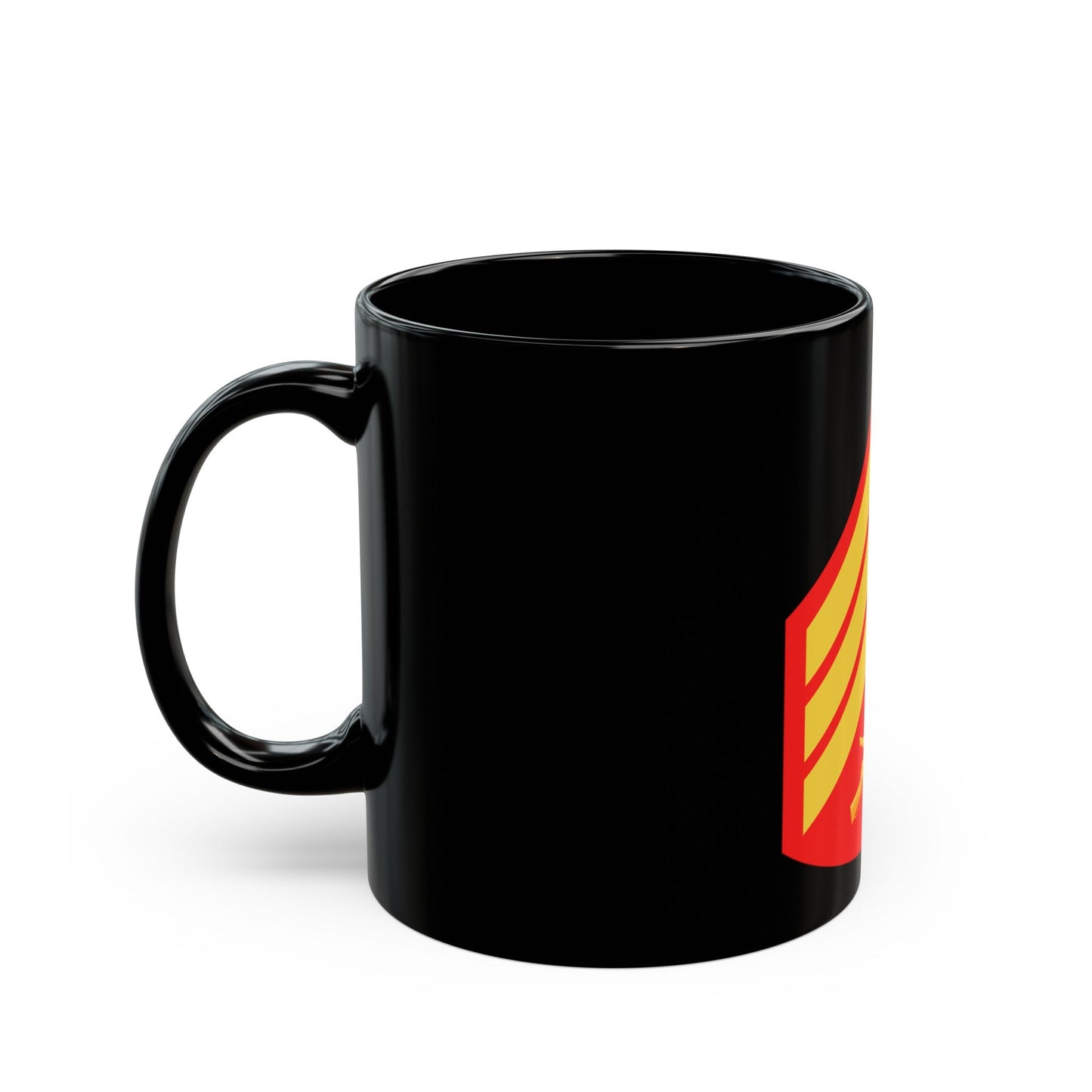 USMC E5 (USMC) Black Coffee Mug-The Sticker Space