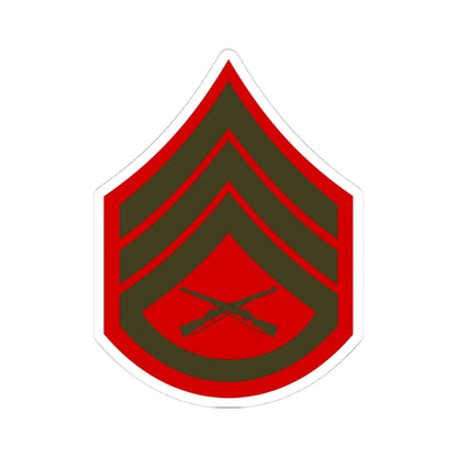 USMC E6 Service (United States) (Military Rank) STICKER Vinyl Kiss-Cut Decal - The Sticker Space