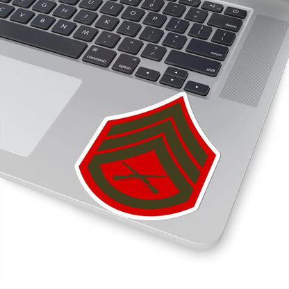 USMC E6 Service (United States) (Military Rank) STICKER Vinyl Kiss-Cut Decal - The Sticker Space