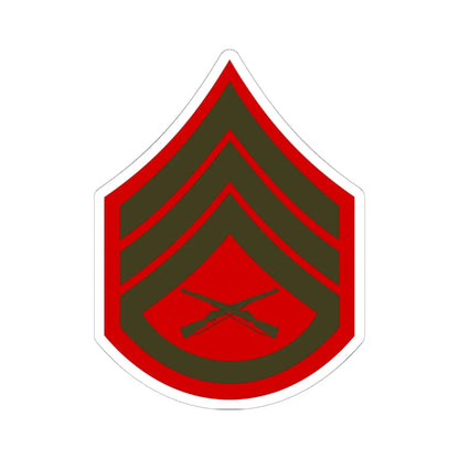 USMC E6 Service (United States) (Military Rank) STICKER Vinyl Kiss-Cut Decal - The Sticker Space