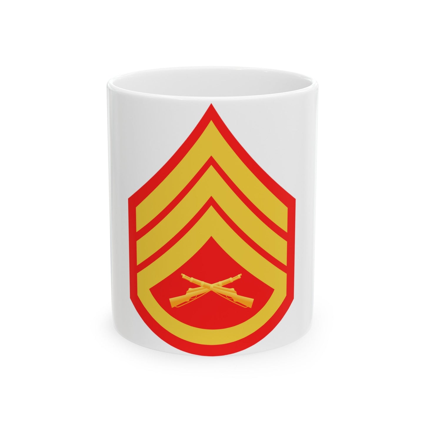 USMC E6 (USMC) White Coffee Mug-11oz-The Sticker Space