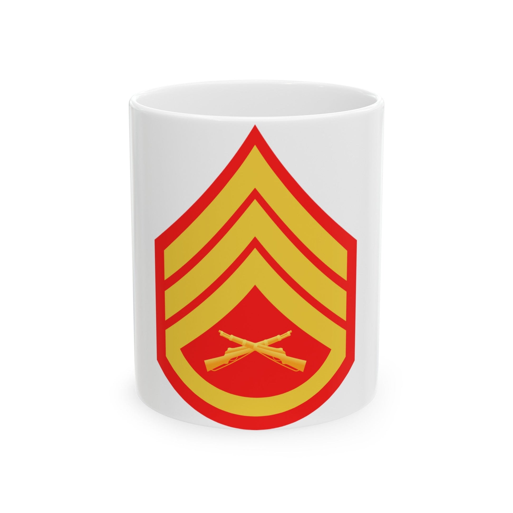 USMC E6 (USMC) White Coffee Mug-11oz-The Sticker Space