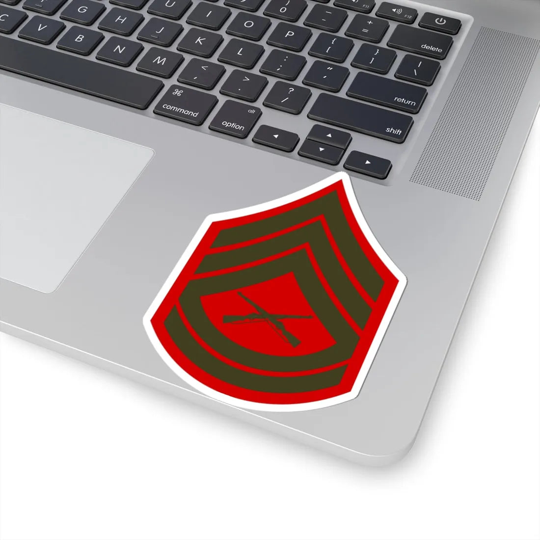 USMC E7 Service (United States) (Military Rank) STICKER Vinyl Kiss-Cut Decal - The Sticker Space